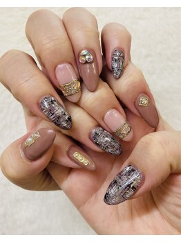 爪ゃ/ツイード爪