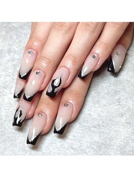 スカルプ長さだし◆個性派ネイル