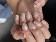 ヨウネイル(you nail)/pink brown lame