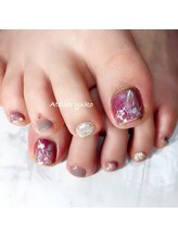 カルマ(Karma)/【フット】奥行き大理石ネイル