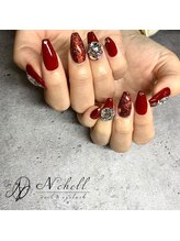 ナシェル(N'chell)/ボルドーネイル