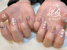 ユーネイル(U-nail)/千鳥柄ネイル