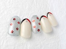 ユースタイル 新宿店(U-style)/ホログラムフラワーネイル