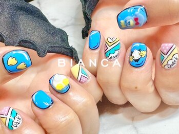 ビアンカ 名駅店(Bianca)の写真/デザイン100種類以上！オフィス~しっかりデザインを幅広くご用意!ワンポイント￥5500~持ち込み￥9000も◎
