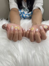 お花たっぷりネイル♪
