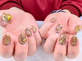 アンティーク　オーロラ　ミラー