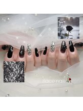 ビューティフルミー(Beautiful Me)/【Izumi担当】薔薇レースネイル