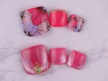 モアニ ヒロオ 渋谷店(MOANI Hiroo)/秋のフットネイルデザイン♪