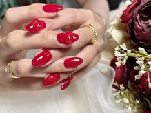 サロンドフォーエイチ(salon de 4H)/ぷっくり！！ワンホンネイル★