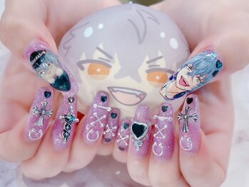 ラルネイル 大宮(Lull. nail)/痛ネイル、3Dパーツ追加♪