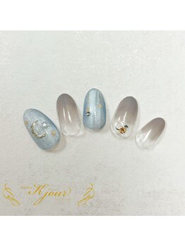 ケージュール(Kjour)/マグネット夜空ネイル