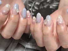 デューネイルスタジオ(dew nail studio)/ブルー グラデーション