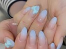【ふんわりブルーグラデー】