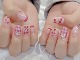 さくらんぼネイル