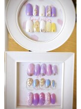 ネイルステーション ブルー(Nail Station BLUE)/5月6月　定額￥6500　デザイン1