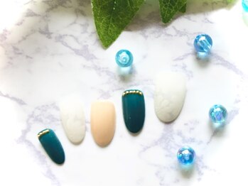 ネイルサロン プラティーン 国立(PLATINE)/透かしフラワーネイル