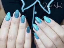 ウサギネイル 新大久保店(usagi nail)/マグネットフレンチ秋可愛い