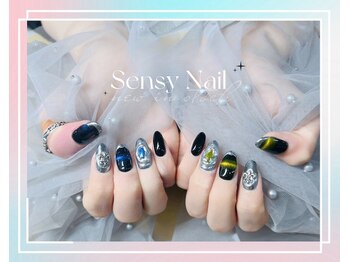 センシー ネイル スタジオ(Sensy Nail Studio)/カッコ良いゴシック風ネイル