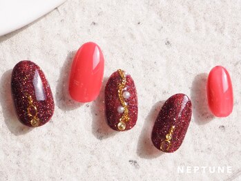 ネプチューン ネイルアンドアイラッシュ 二子玉川店(NEPTUNE)/フラッシュネイル