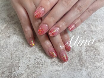 エリナネイルサロン池袋(Alina Nail Salon)/ラメグラデーション