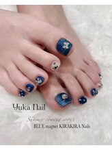 ユカネイル(Yuka Nail)/Footブルーサファイアネイル♪
