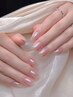 【自爪◇オフィスにも】ミラー/フレンチ/グラデーションネイル ¥5,500