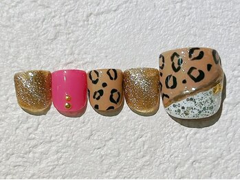 ネイルビート(NAIL BEAT)/レオパードネイル