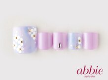 ネイルサロンアビー 北千住店(abbie)/あじさいFOOT　￥12100