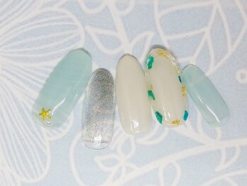 ネイルライフ(NailLife)/ぷっくり囲みネイル
