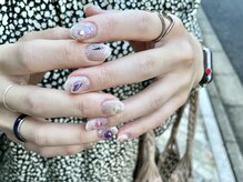 アンドココ 下北沢店(And & coco.)/クリア天然石ネイル