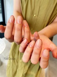 スキニーカラーフレンチネイル★