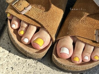 サトリネイルルーム 西宮北口(satori nail room)/イエロー☆彡