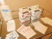 按鍼道/鍼灸はすべて使い捨てです