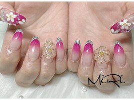 お花ネイル
