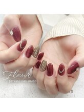 フルール(fleur)/ボルドーニュアンス