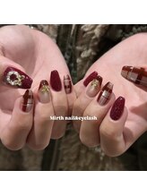 マース(Mirth)/チェック柄ネイル