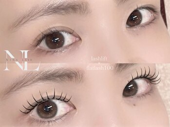 ニナラッシュ 那覇おもろまち店(Nina Lash)の写真/自まつげを根元から立ち上げ目元の印象UP★マツエク×まつげパーマのセット【パリエク】で理想の目元へ♪