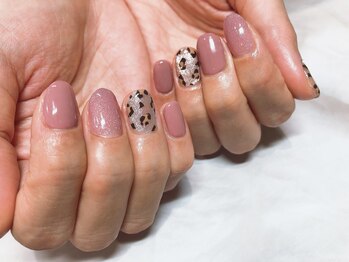 リッチネイル(Rich Nail)/シンプルレオパード