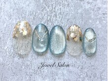 ジュエルサロン(JEWEL SALON)/涼し気なマグネットネイル♪