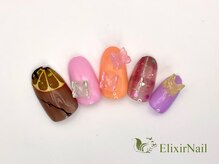 エリクサーネイル 五反田(Elixir Nail)/定額c やり放題／クーポン使用