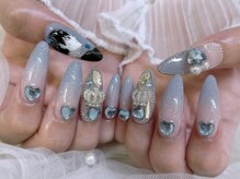 アリーズ(Allies)/ハート 痛ネイル