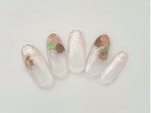 ヴィエント ネイル アイラッシュ サロン(Viento Nail Eyelash Salon)/ポントモザイクグラデ初回￥6800