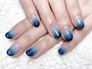 新規様特別ネイル(ブルーグラデ)