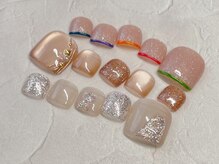 エルマナ ネイル(Hermana NAIL)/フットデザインサンプル