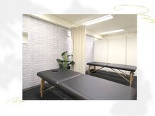 ココカラストレッチ 中崎町店(KOKOKARAストレッチ)の雰囲気(現在はカーテンを壁に変えて完全個室のリラックス出来る空間です)