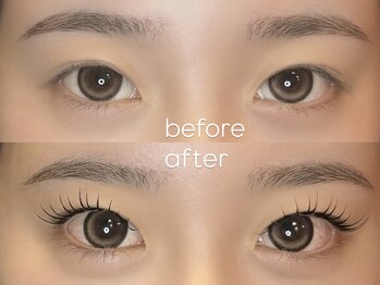 イチロクイチハチ(1618)の写真/【岐阜/高技術×センス】絶妙な似合わせ◇立ち上げ×束感で魅せる!自然でぱっちりなまつ毛パーマ