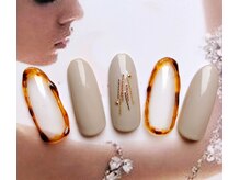 エンジェルビューティーネイルアンドアイラッシュ(Angel Beauty nail&eyelash)/秋冬シンプル定額ネイル