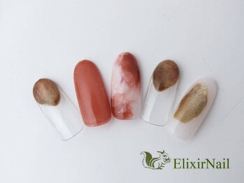 エリクサーネイル 五反田(Elixir Nail)/定額a シンプル/クーポン使用