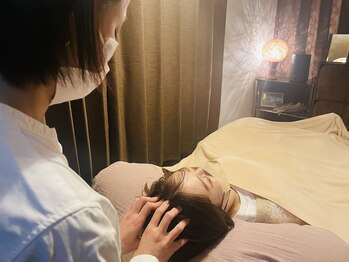 とうみんの森 広島駅前店/オールハンドのドライヘッドスパ