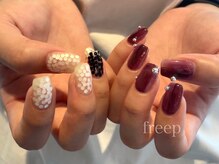 フリープ(freep)/アシンメトリーネイル/ちゅるん